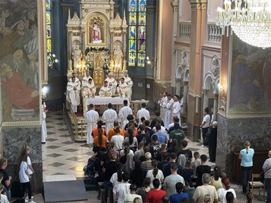 /A/2025/9/MARIJA BISTRICA/Misa - mladi/Hodočašće mladih Zagrebačke nadbiskupije u Mariju Bistricu (6).jpeg