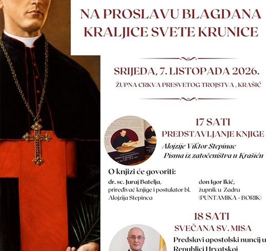 Nuncij Girelli predvodi misu i sudjeluje na predstavljanju knjige o bl. Alojziju Stepincu u Krašiću