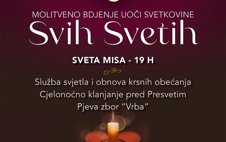 Molitveno bdjenje u Župi Majke Božje Lurdske