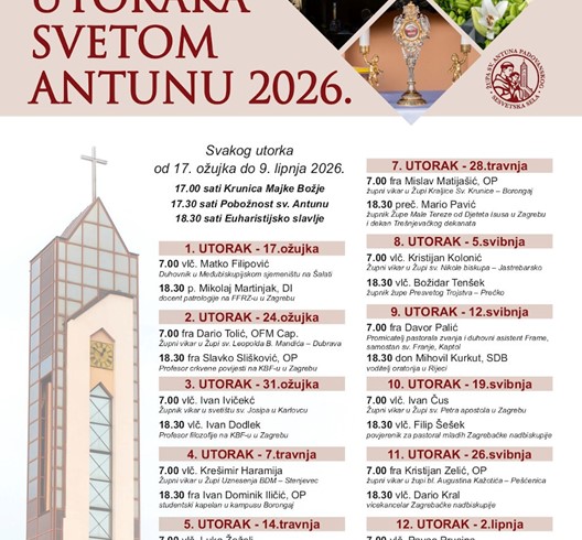 13 utoraka sv. Antunu u Sesvetskim Selima
