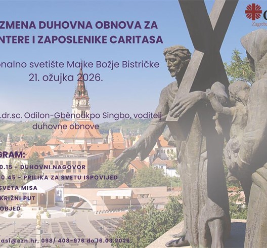 Korizmena duhovna obnova za volontere i zaposlenike Caritasa Zagrebačke nadbiskupije