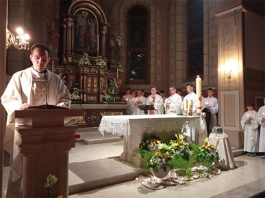 /A/2026/4/VELIKA SUBOTA/Biskup Šaško predvodio Vazmeno bdjenje u Župi Navještenja BDM u Velikoj Gorici (8).jpeg