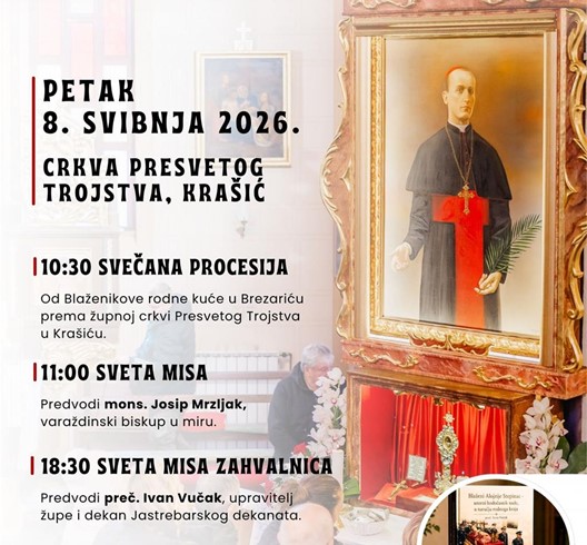 Proslava 128. rođendan bl. Alojzija Stepinca u Župi Presvetoga Trojstva u Krašiću