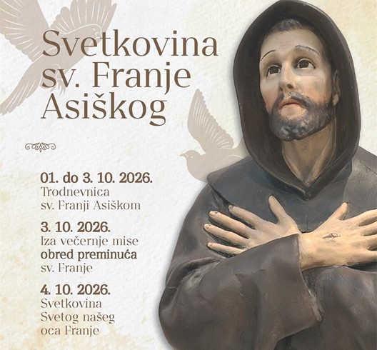 800. obljetnica preminuća sv. Franje Asiškog